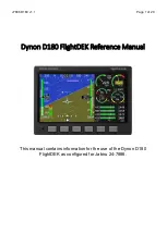Dynon D180 FlightDEK Reference Manual preview