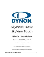Dynon SkyView Classic Pilot'S User Manual preview