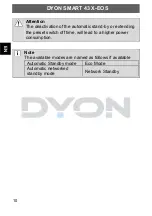 Preview for 10 page of Dyon SMART 43 X-EOS Manual