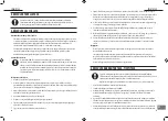 Preview for 21 page of dyras SWMX-750 Instruction Manual