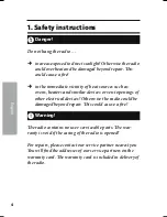 Preview for 4 page of E-Bench Bench KH 2245 Instructions For Use Manual