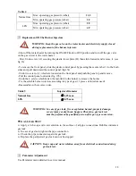 Preview for 19 page of E.C.A. 22 HS -11 Installation And User'S Operating Instructions