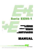 Preview for 1 page of E+E Elektronik EE99-1 Series Manual