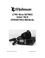 E.F. Johnson Company LTR 98 Series Operating Manual preview