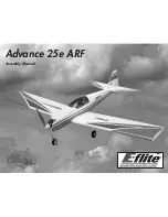 Preview for 1 page of E-FLITE Advance 25e ARF Assembly Manual