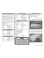 Preview for 4 page of E-FLITE Advance 25e ARF Assembly Manual