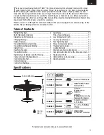 Preview for 3 page of E-FLITE UMX F4U corsair Instruction Manual