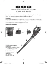 Preview for 2 page of E-FLOR AL 18 LI User Instructions