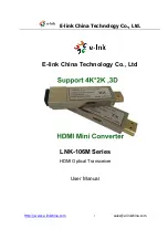 Preview for 1 page of E-LINK LNK-106M Series User Manual