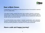 Preview for 3 page of E-MOTO Classic Owner'S Manual