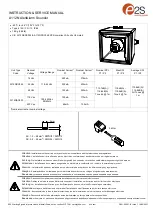 Preview for 1 page of E2S A112N Instructions/Service Manual