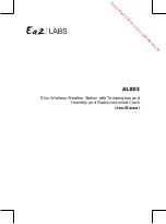 Preview for 1 page of Ea2 AL803 User Manual