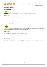 Preview for 7 page of EAE EE-6604V2 .BWF Installation, Operation, And Parts Manual