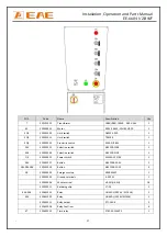 Preview for 27 page of EAE EE-6604V2 .BWF Installation, Operation, And Parts Manual