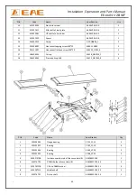 Preview for 40 page of EAE EE-6604V2 .BWF Installation, Operation, And Parts Manual