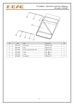 Preview for 42 page of EAE EE-6604V2 .BWF Installation, Operation, And Parts Manual