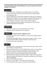 Preview for 2 page of EAGLE FLIGHT JH12TC-16 Operation Manual