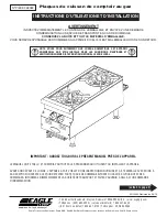 Preview for 9 page of Eagle Group 358983 Operating & Installation Instructions Manual