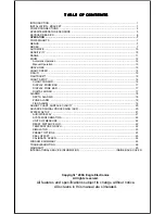 Preview for 2 page of Eagle Accura 240 Installation And Operation Instructions Manual