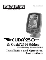 Preview for 1 page of Eagle Cada 250 S/Map Installation And Operation Instructions Manual