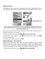 Preview for 71 page of Eagle Cada 250 S/Map Installation And Operation Instructions Manual