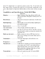 Preview for 11 page of Eagle CUDA 250 - ADDITIONAL Installation And Operation Instructions Manual