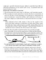 Preview for 23 page of Eagle CUDA 250 - ADDITIONAL Installation And Operation Instructions Manual