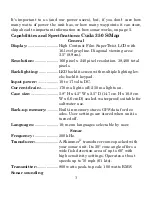 Preview for 11 page of Eagle CUDA 350 S/MAP Installation And Operation Instructions Manual