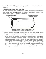 Preview for 35 page of Eagle CUDA 350 S/MAP Installation And Operation Instructions Manual