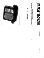 Preview for 1 page of Eagle Fish I.D. II Installation And Operation Instructions Manual