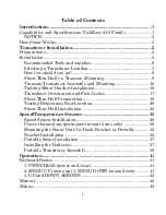 Preview for 3 page of Eagle FishEasy 240 Portable Installation And Operation Instructions Manual