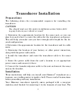 Preview for 11 page of Eagle FishEasy 240 Portable Installation And Operation Instructions Manual