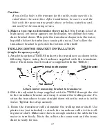 Preview for 21 page of Eagle FISHMARK 320 Installation And Operation Instructions Manual