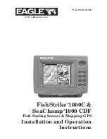 Eagle FISHSTRIKE 1000C Installation And Operation Instructions Manual preview