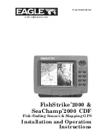 Preview for 1 page of Eagle FishStrike 2000 Installation And Operation Instructions Manual