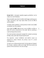 Preview for 2 page of eamlab Element 302 User Manual