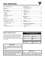 Preview for 3 page of EarthQuake 3100 Operator'S Manual