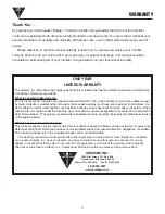 Preview for 4 page of EarthQuake 3100 Operator'S Manual