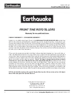 Preview for 22 page of EarthQuake 3365B Operator'S Manual