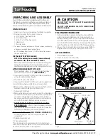 Preview for 7 page of EarthQuake 5040 Operator'S Manual