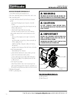 Preview for 16 page of EarthQuake 5040 Operator'S Manual