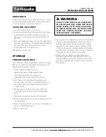 Preview for 18 page of EarthQuake 5040 Operator'S Manual