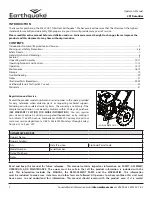 Preview for 2 page of EarthQuake 5055C Operator'S Manual