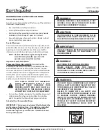 Preview for 3 page of EarthQuake 5055C Operator'S Manual