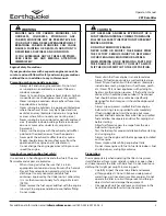 Preview for 5 page of EarthQuake 5055C Operator'S Manual