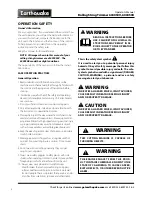 Preview for 4 page of EarthQuake 600050V Operator'S Manual