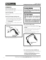 Preview for 10 page of EarthQuake 600050V Operator'S Manual