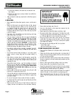 Preview for 4 page of EarthQuake 7055C Operator'S Manual