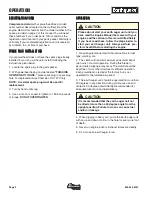 Preview for 4 page of EarthQuake 9800B Operating & Parts Manual