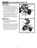 Preview for 8 page of EarthQuake W2265 Assembly And Operating Instructions Manual